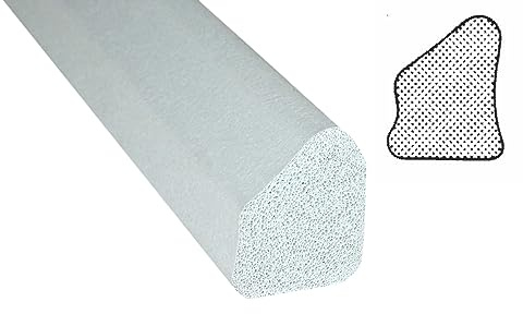 Moosgummidichtung, Stahlzargendichtung, Türdichtung, Ersatzdichtung, MD 1527, Breite:14mm, Höhe:17mm zum einstecken (5 Meter)