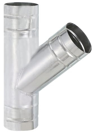 PATIKIL 3 Inch 3 Way Duct Splitter, Y Connector Air Vent Duct Hose Exhaust Pipe Adapter Joint for Dryer Exhaust Fan Vent Systems HVAC