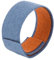 Syrisora ​​Lenkrad-Mittellinienmarkierung, Personalisierter Stil, Lenkrad-Obermarkierung, Ersatz Model 3 Y (Blau-Orange)