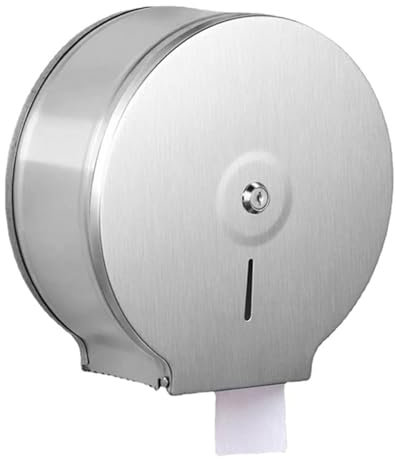 Dispenser di Carta Igienica Jumbo a Rotolo Singolo, Porta Carta Igienica Per Montaggio a Parete in Acciaio Inossidabile Per Hotel Domestici