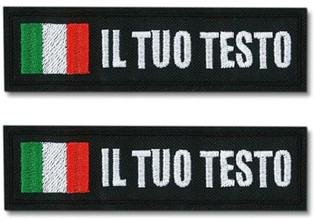 Gruppo Veneziano - Patch Personalizzata Con Nome e Bandiera - Ricamo 100% Made in Italy