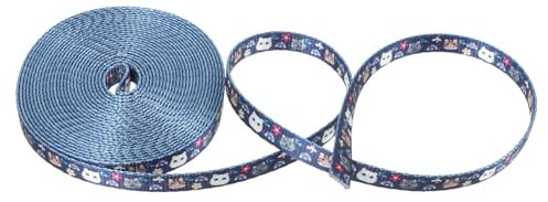 DOITOOL Polyester Haustierhalsband Gürtel Katzenleine Gürtel Haustierzubehör Haustierhalsband Material Haustierleine Material