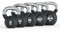 ATLETICA Kettlebell Set | Functional | 8, 12, 16, 20, 24kg | Gummierte Kugelhantel mit Chromgriff | Hochwertige Stahllegierung | Studioqualität | Funktionelles Ganzkörpertraining