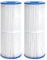 FFyan Filtres de Spa de Remplacement compatibles avec Pleatco PRB25-IN,pour unicel C - 4326,pour Filbur FC-2375,pour Pentair R173434,pour Dynamic RDC-25,pour Waterway 817-5000,2 Filtre.