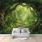 Papier Peint Mural Chambre Arbre Vert Forêt 250x175 cm Poster Geant Mural 3D Tableaux Muraux Tapisserie Photo, Salon Chambre d'enfants Mur de Fond Papier Peint Panoramique