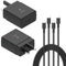 Hafiuege 2024 New Super Fast Charger for Samsung, [2 PACK] 45W TYPE C Wall Charger Fast Charging for Samsung Galaxy S24 Ultra/S24/S24+/S23 Ultra/S23/S23+/S22 Ultra/S22+/S22, USB C Plug with 1.8M Cable