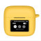 GIOPUEY Funda Compatible con JBL Tour Pro 3, Ultradelgado Silicona Case Cover, Anti-caída, Portátil - Amarillo