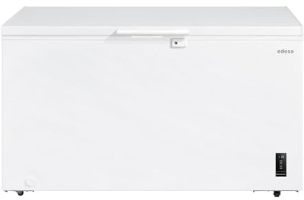 Edesa Congelador Horizontal EZH-4211 Altura 0,83 m Frío Homogéneo Regulación Mecánica Función DUAL Gran Capacidad 418L Incluye Cesto maneta Exterior Color Blanco