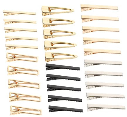 MUSISALY 60 Pezzi Forcine Fai Da Te Pinze Per Clip in Metallo Per Creazioni Artigianali Forniture Per Decorazioni