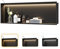 Neohomee Wandnische Dusche Edelstahl mit LED-Licht, Eingebettete Duschnische 90x30cm mit 3 Farben für Badezimmer Aufbewahrung und Dekoration, Mattschwarz