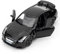 BGHSCA 1:36 Maßstab Nissan GTR R35 Diecast Supercar Auto Modelle Spielzeug, Zinklegierung Pull Back Fahrzeuge Nissan GTR Spielzeugautos für Jungen Mädchen Geschenk (Schwarz)