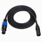 Ohulelks Câble D'Extension Audio Speakon Mâle Vers XLR Mâle Speakon Mâle Vers XLR - Microphone de Scène Pro DJ PA Gig