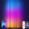 Tyute Corner Floor Lamp, Smart RGB LED Corner Lamp, Dimmable Colour Changing Standing Light with APP & Remote Control, Music Sync, Modern Mood Floor Lamp for Living Room, Bedroom, Gaming Room (2 Pack)