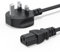 1.5M/5FT UK Plug 13A 250v Power Cable 3 Prong Power Cord for Ps3 Computers,TVs,Monitors,LG LED LCD Smart 1080p HDTV,Samsung,Acer,Epson Printer AC Cable,IECC13 to BS1363 3 Foot Kettle Lead Cord