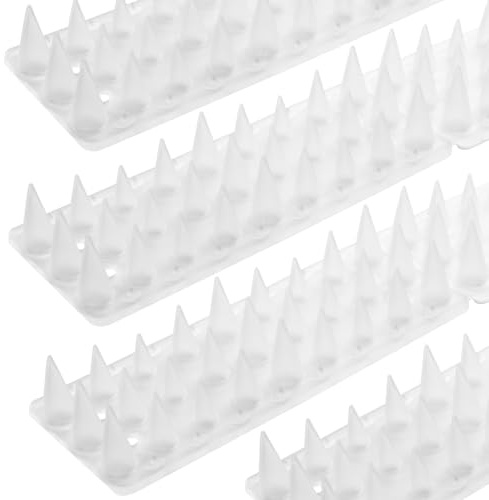 OFFO Pinchos Antipalomas, Pinchos para Palomas de 7.5 m (25x30cm), Cristal | Pinchos Palomas Plastico Exterior, Pinchos Antipajaros Resistente para Ventanas, Valla, Terraza, Balcon, Techos o Jardines