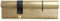Cylindre Serrure, Barillet Porte D'entrée Noyau de verrouillage en cuivre de porte anti-vol 95/100, adaptée à la chambre intérieure avec 7 touches de cuivre de poignée en plastique.(100 32.5 67.5mm)