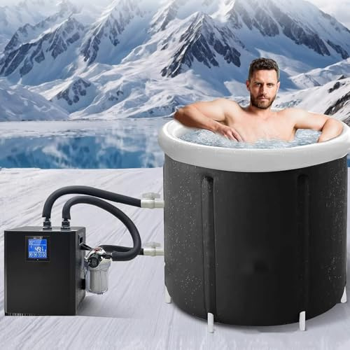 Kit Per Vasca Da Bagno Ghiacciata E Refrigeratore A Immersione, Refrigeratore Per Vasca Da Bagno Ghiacciata Con Filtro E Pompa, Ice Pod Cold Plunge, Refrigeratore Ad Acqua Per Terapia Del Freddo