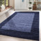 HomebyHome Shaggy Teppich Läufer Flur 80 x 250 cm - Shaggy Teppich Hochflor Marineblau Extra Weich und Flauschig - Bettvorleger Teppiche für Schlafzimmer - Waschbarer Küchenläufer - Carpet, Halı