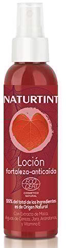 Naturtint Loción Fortaleza Anticaída, Estimula el crecimiento del Cabello, Protección y Calmante, Tratamiento Anti-Caída, Tónico Capilar Natural, 99% Ingredientes Naturales, ECOCERT, 125 ml
