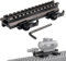 Bumlon Tactical Picatinny Schiene Riser Mount Rails Dual 90 and 45 Degree Quick Release Detach 13-Slot Medium Profile for Leuchtpunktvisier Red Dot Scope Zielfernrohr Ausrüstung Optics