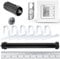 NOBILY Rolladen-Komplett-Set für 60mm (SW60) Achtkantwelle Maxi-Rolladenmotor 10Nm + ZS1 Rolladen Zeitschaltuhr + Mechanik-Set, Gesamtlänge bis 1 Meter