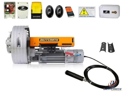KIT completo Saracinesca Automatismo per Serranda 180 Kg Motore con freno 220V