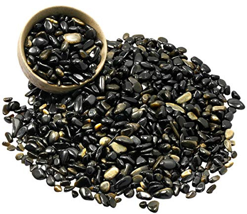 Nupuyai 460g Trommelsteine Edelsteine Heilsteine Dekosteine | kleine Edelstein-Chips, Steinsplitter, Halbedelsteine ohne Loch, Heilsteine Dekosteine für Vasen&Schmuck, Haus Garten Deko