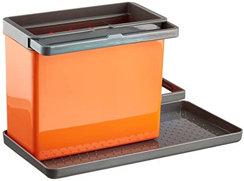 Metaltex Spülbecken-Organizer, Orange, 24x12,5x14cm, 297530006