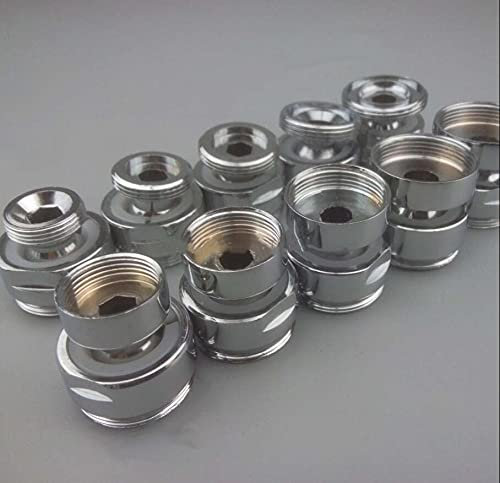 1 pieza 12/14/16/18/20/22/24 mm adaptador de boquilla giratoria de 360 ​​grados adaptador de grifo de cocina de latón macho hembra, 20 hembra, 22 macho