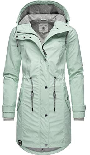 Peak Time Damen Regenmantel L60042 Mint22 Gr. L