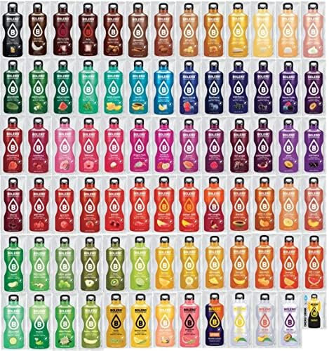 Bolero Bevande Mix – Tutti i sapori (79 pezzi) | Senza zucchero in polvere addolcita con stevia (75 x 9 g, 3 x 8 g, 1 x 7 g)