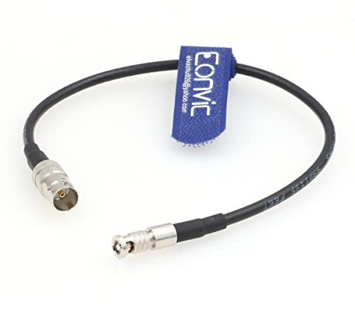 Eonvic Cable coaxial micro HD-BNC macho a BNC hembra estándar para Blackmagic Video Assist 3G 12G (30 cm)