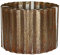 Gewellte Garteneinfassung (15,2 cm B x 3 m L, rostig)