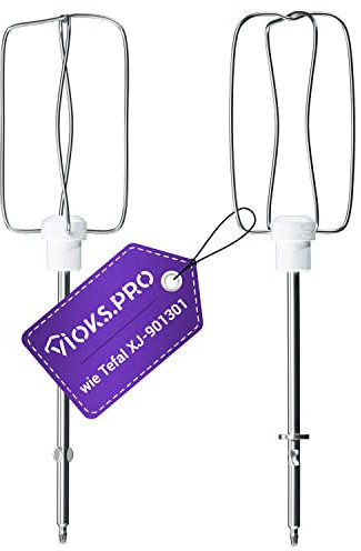 Vioks.pro Set 2x Rührstäbe für Handmixer Ersatz für SS-989633 XJ901301 Tefal Rührstäbe & Rührbesen für Handmixer - Tefal Prepline Rührstäbe