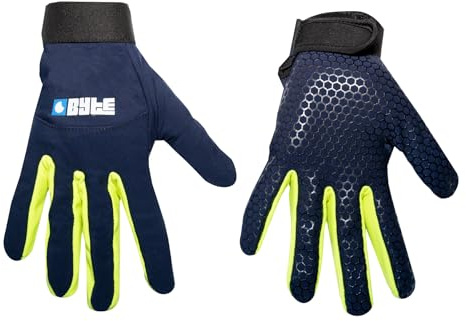 BYTE Hockey-Handschuhe, Marineblau, Größe XS