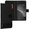 kwmobile Wallet Case kompatibel mit OnePlus Nord CE 3 Lite 5G / Nord N30 5G - Hülle mit Ständer - Handyhülle Kartenfächer Anthrazit Schwarz