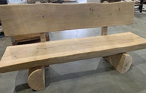 LosBudos Eichenbank - Massivholz (Länge: 180cm)