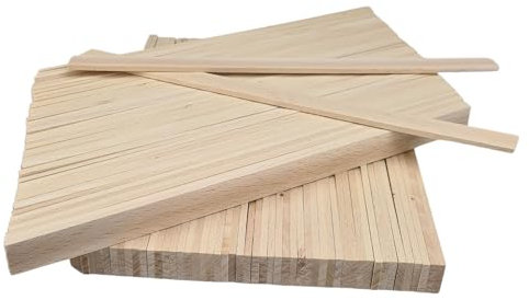 DD Composite Rührstab Holz 26cm Holzspatel Rührstäbchen zum Rühren von Farben Lack Epoxidharz, Stückzahl:100