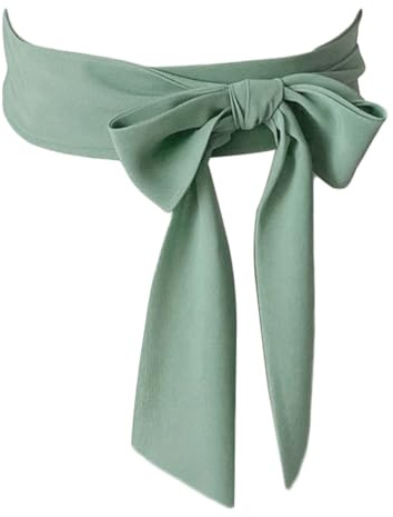 Inzegao Langer Chiffon-Schärpe für Damen, Taillengürtel, Hemd-Gürtel für Cocktail-Party, Hochzeit