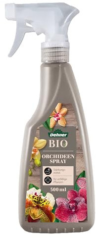 Dehner Bio Orchideen Spray, hochwertiger Flüssigdünger, Dünger für Orchideen, Pflanzenstärkungsmittel, 500 ml, bunt