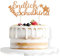 ALEGRE Endlich Schulkind Cake Topper Orange,Glitzer Schulanfang Tortendeko Einschulung Torten Deko,Schulkind 2024 Kuchen Deko,Zuckertüte Kuchendeko für Junge Mädchen Schuleinführung Party Dekoration