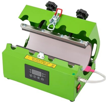 panfudongk Tumbler Press Machine à sublimation pour presse à tasses DIY, écran LED, 550 W, pour cadeaux personnalisés et décoration de la maison (vert)