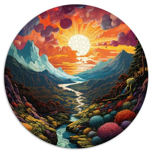 Jigsaw Puzzles For Welsh Valleys 1000 Piece Puzzle Educational Games 26.5x26.5 inches Puzzles Gifts Difficult Hard Jigsaw Puzzles for Women Men