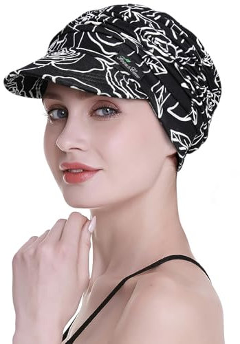 FocusCare Foulards doux pour femmes, casquette de baseball en bambou, turban pour perte de cheveux, chimiothérapie, Taille unique