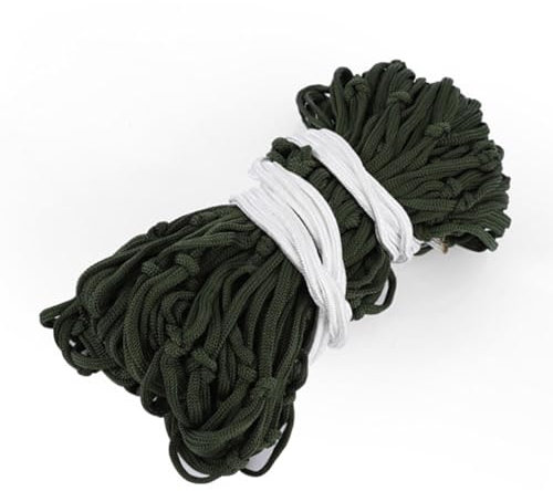 Leapiture Hamac d'extérieur Hamac Balançoire Chaise Suspendue Hamac Extérieur Hamac Chaise Corde Hamac Balançoire Chaise Nylon Corde Hamac Chaise pour Camping Voyages Jardin (Vert armée)