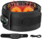 Cordless Back Heat Pad with Massager, 102 LED Light Heated Massaager for Back Pain Relief, 5 Temperatures & 3 Massage Stalls, Dual Adjustable Straps,4 Support Post, for Leg Herniated Discs Sciatica