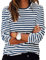 Recent Orders Placed Ladies Striped Tops 2025 Spring Long Sleeve Crewneck Shirts UK Fashion Lightweight Pullover Blouse Dressy Casual Loose Fit Shirts Womens Comfy Going Out Tee Shirts