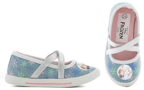 Disney Frozen Hausschuhe Mädchen Warme Pantoffeln Anna und Elsa Motiv Freizeitschuhe Slippers ideal für Kindergarten Schule Gr. 24-32 (Frozen, EU Schuhgrößensystem, Kleinkind, Numerisch, M, 28)