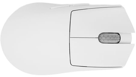 Souris de Jeu sans Fil Rechargeable, Ergonomic 26000DPI 3395 Capteur Optique 7 Clés Programmables Mérose de Jeu sans Fil pour Ordinateur PC pour Ordinateur PC (White)