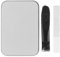 Angled Nail Clipper for Thick Nails | Wide Jaw & Ergonomic Design | Automatic Chip Catcher/Seniors | Stainless Steel with File & Case (Black)